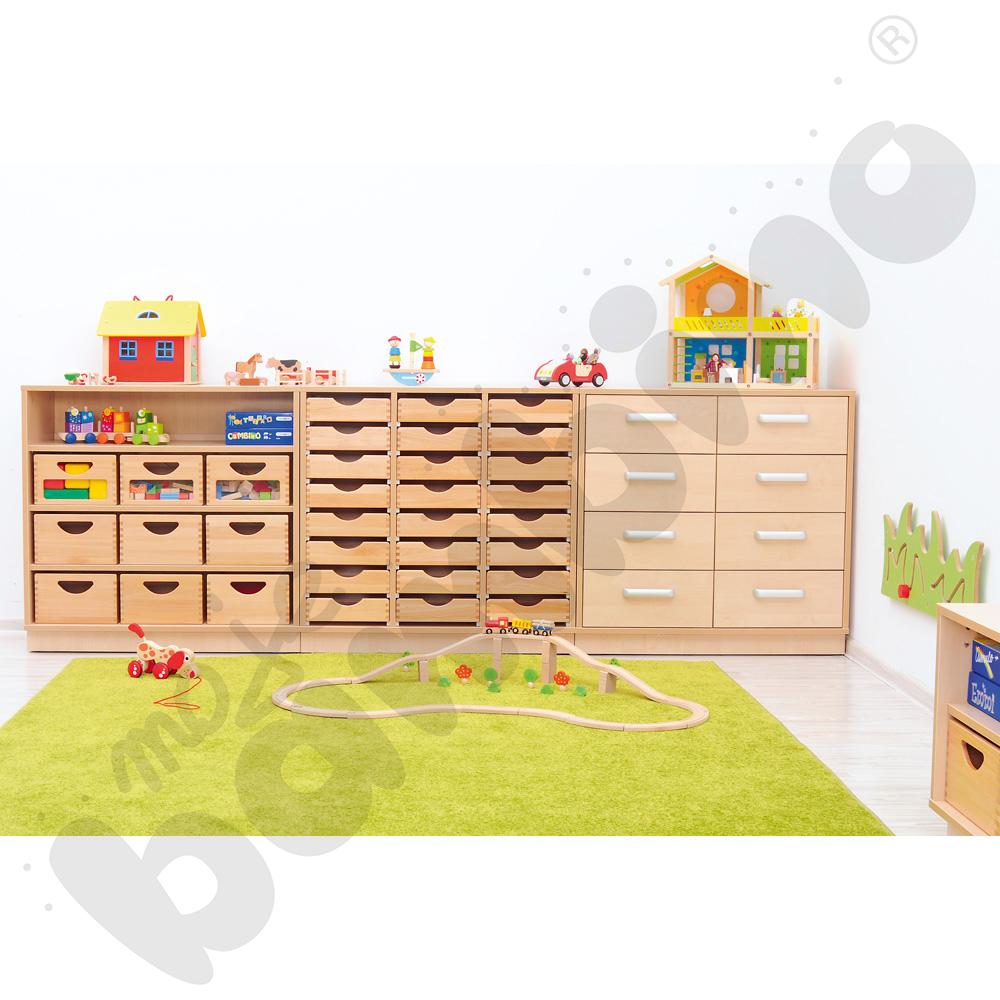 Szafka Flexi D z przegrodami na cokole