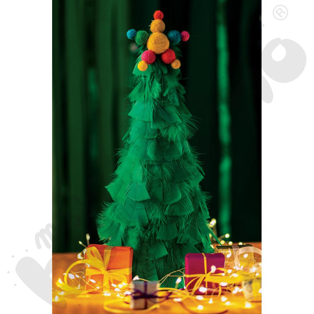 Stożek styropianowy, wys. 37 cm