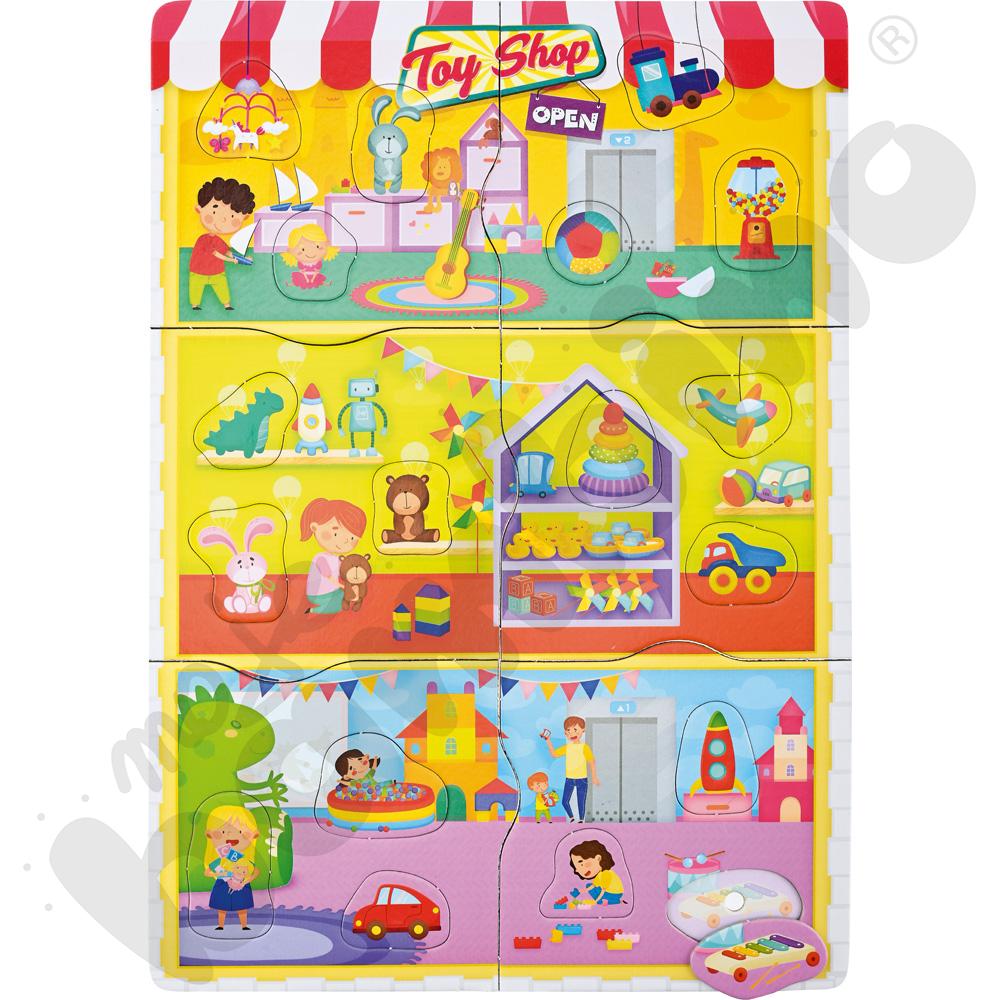 Sklep - układanka Montessori