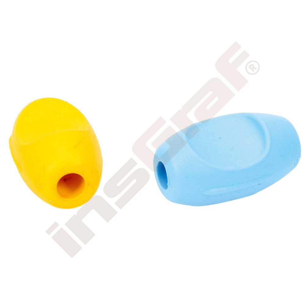 Velké ergonomické násadky na tužky a pastelky, 2 ks 