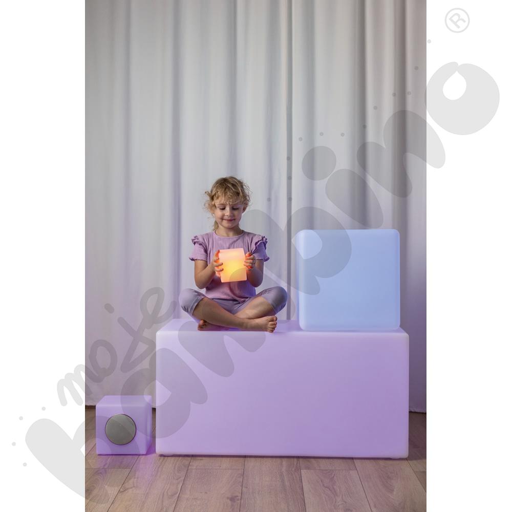 Lampa LED - sześcian mały 