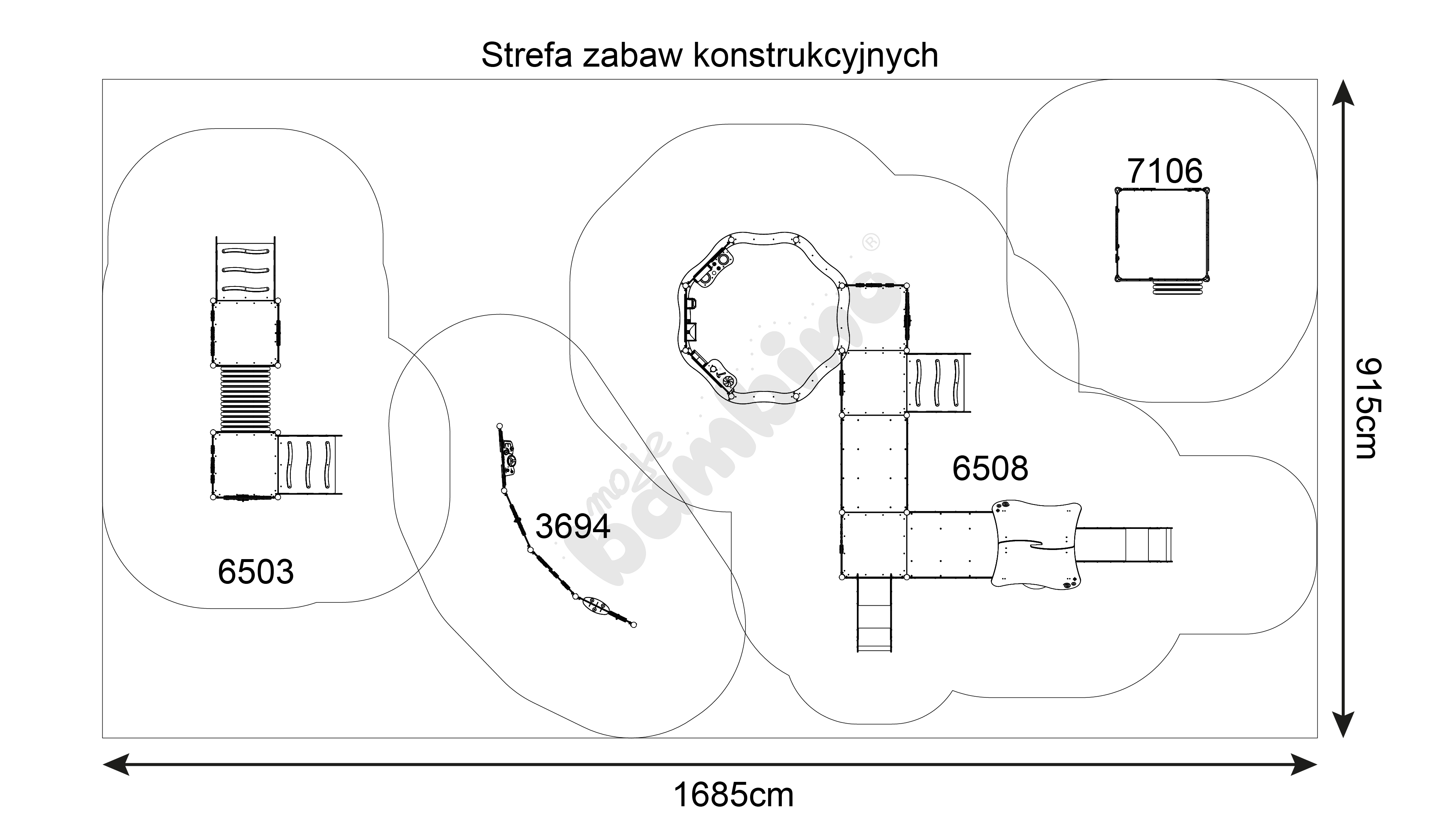Aktywne Place Zabaw zestaw 4
