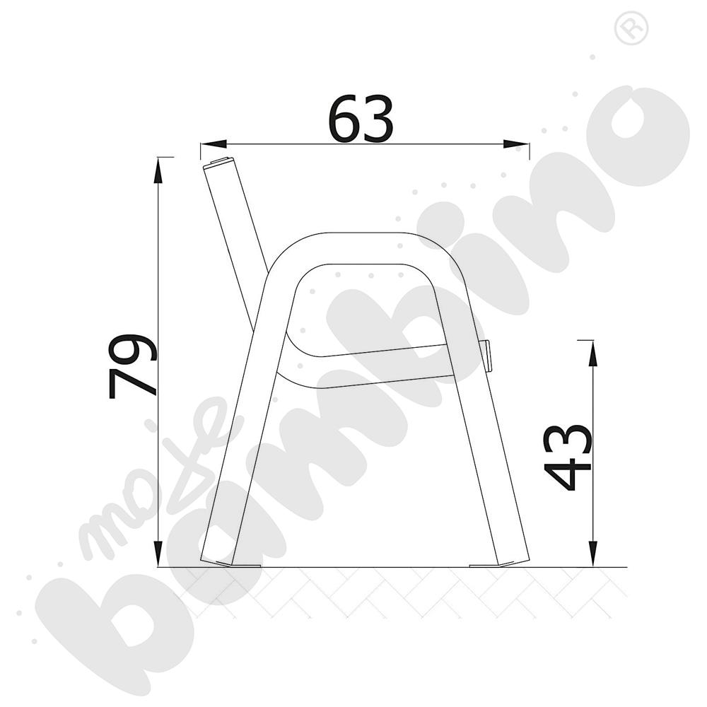 Ławka Spartan z oparciem