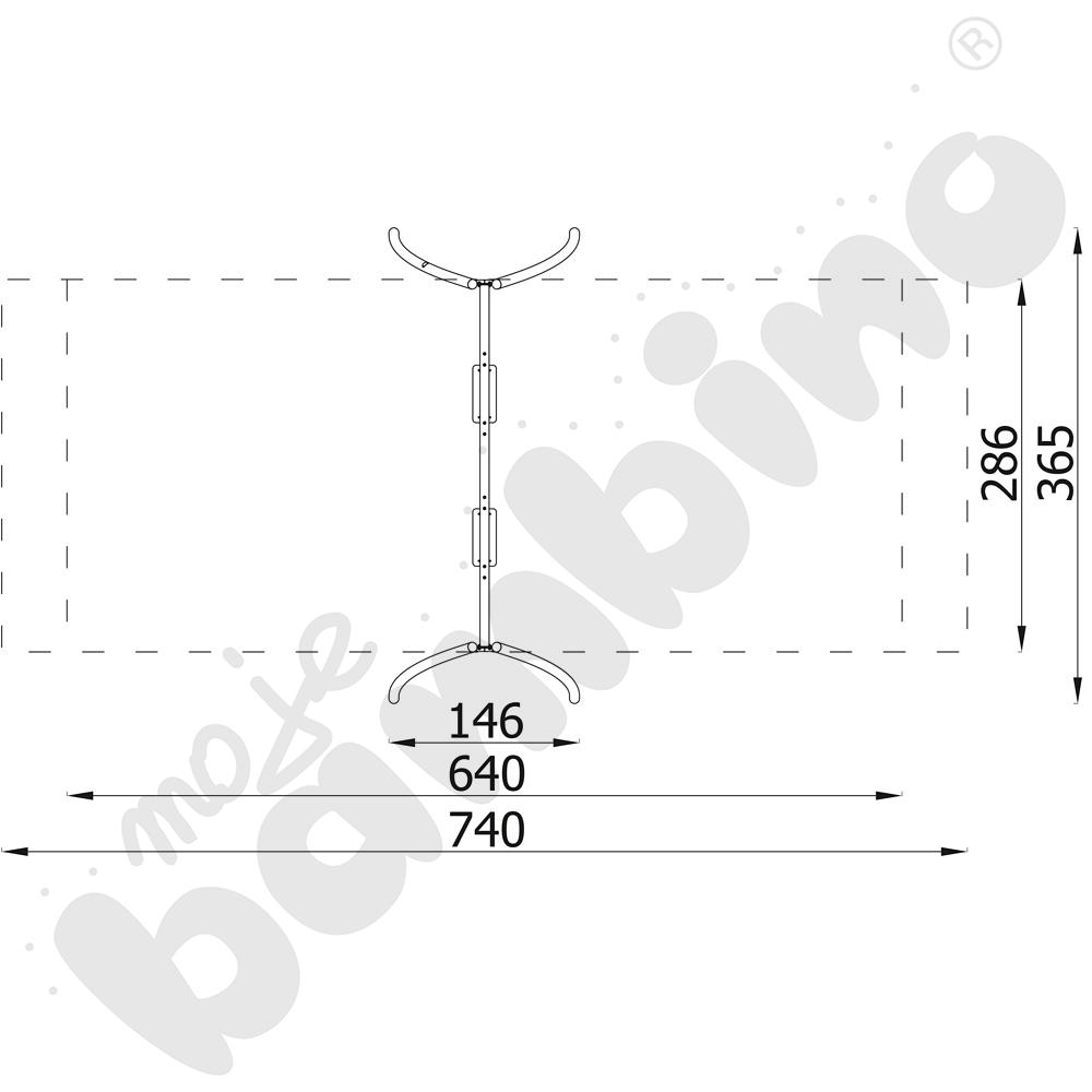 Orbis - stelaż do huśtawki podwójnej