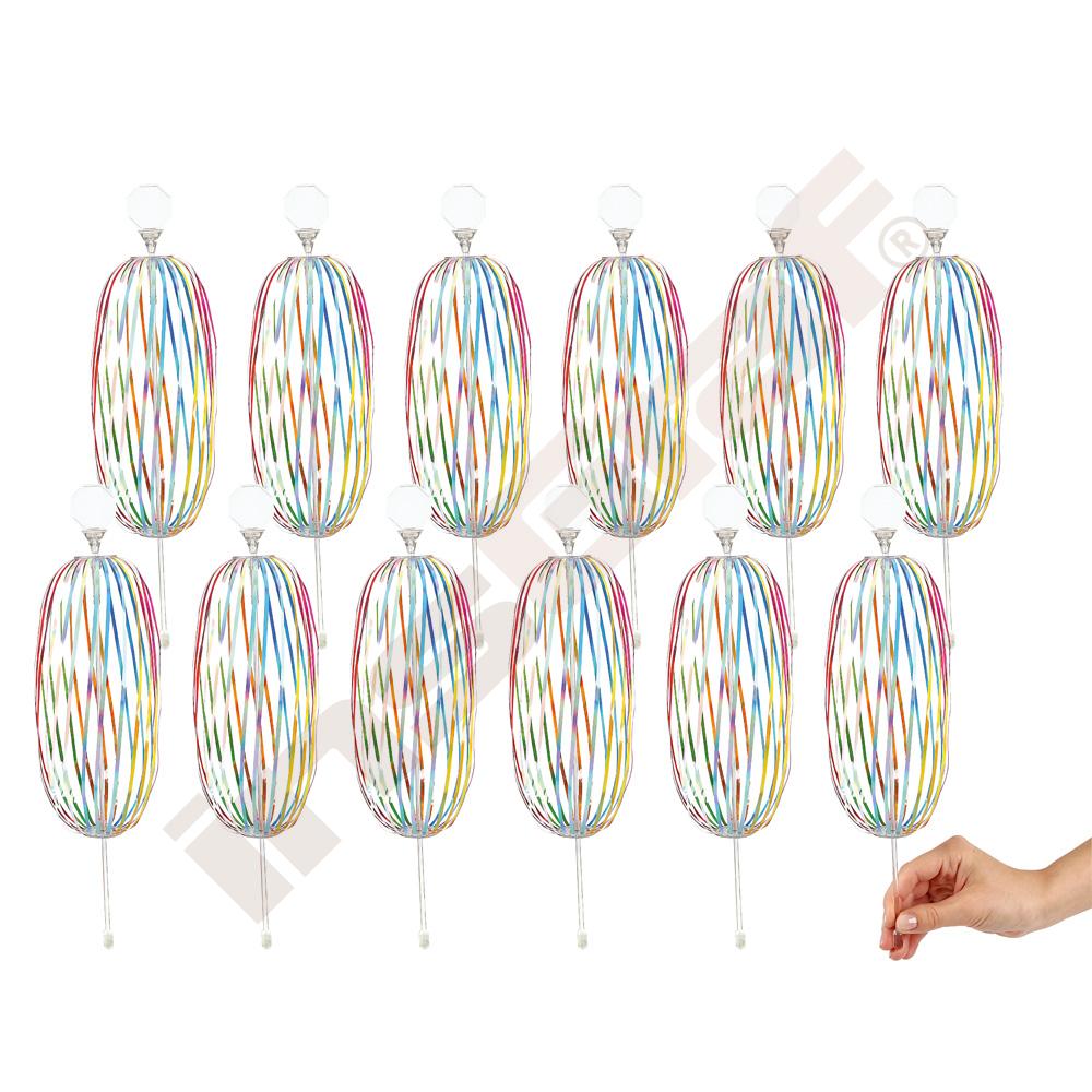Mini magické hůlky - bubliny, 12 kusů 