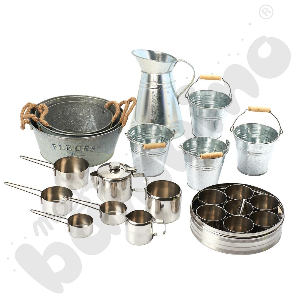 Naczynia ogrodowe, 24 elem.