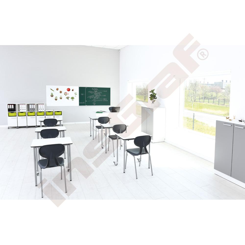 Obdĺžnikový stôl easyMoove, veľ. 6, výška 76 cm