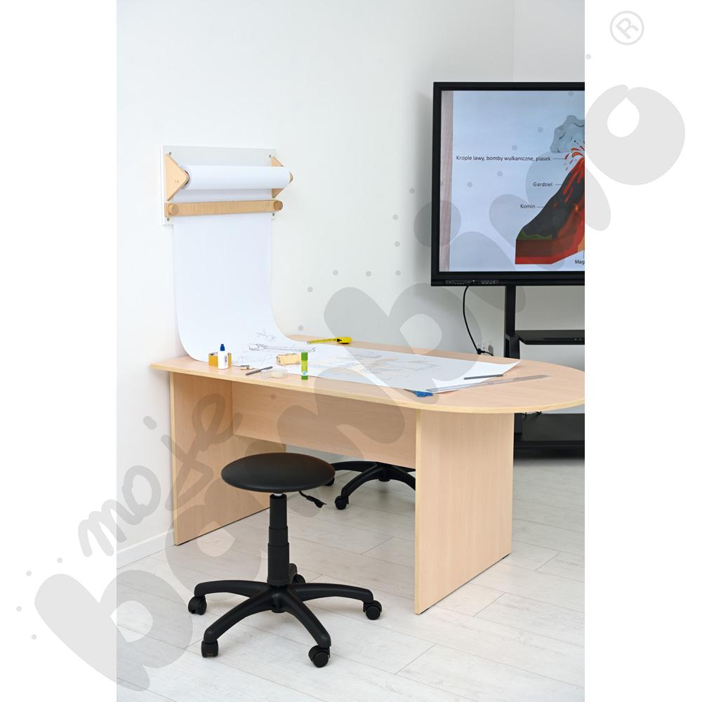 Biurko dwustronne Quadro - klon jasny