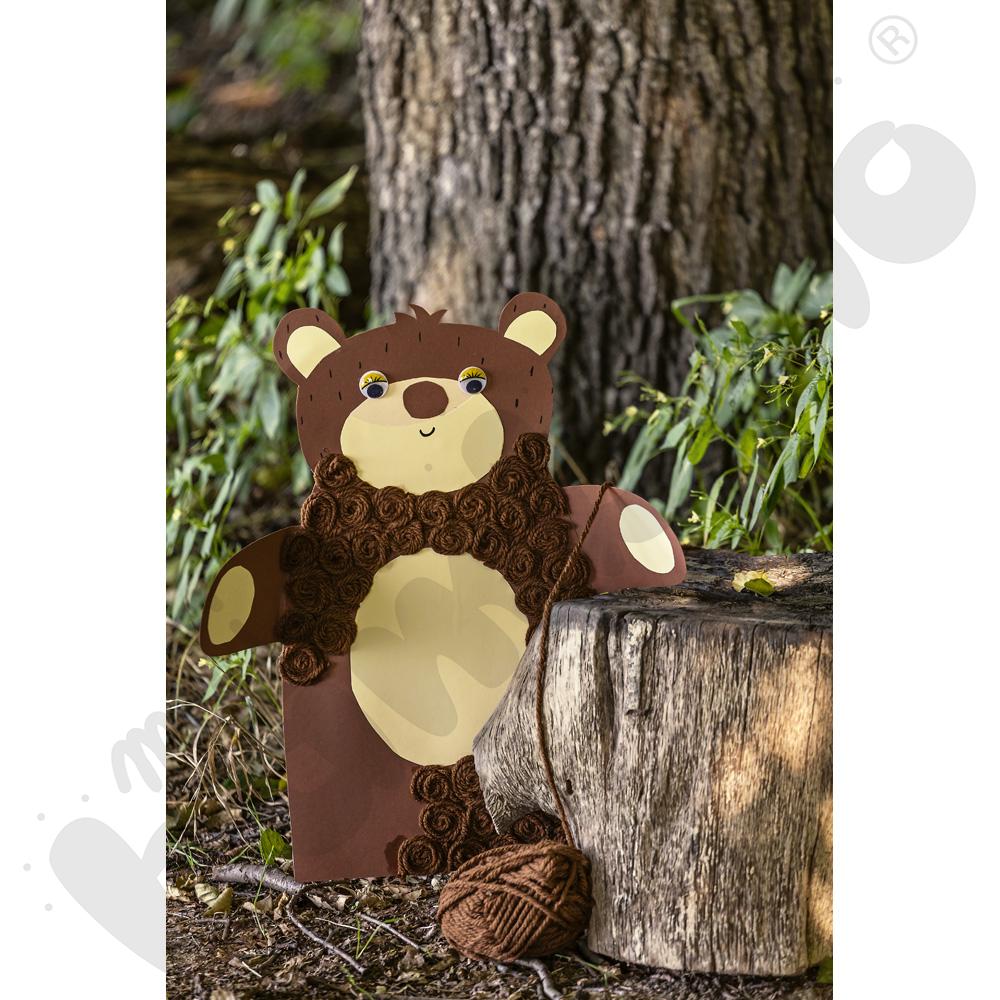 Włóczka - brązowa