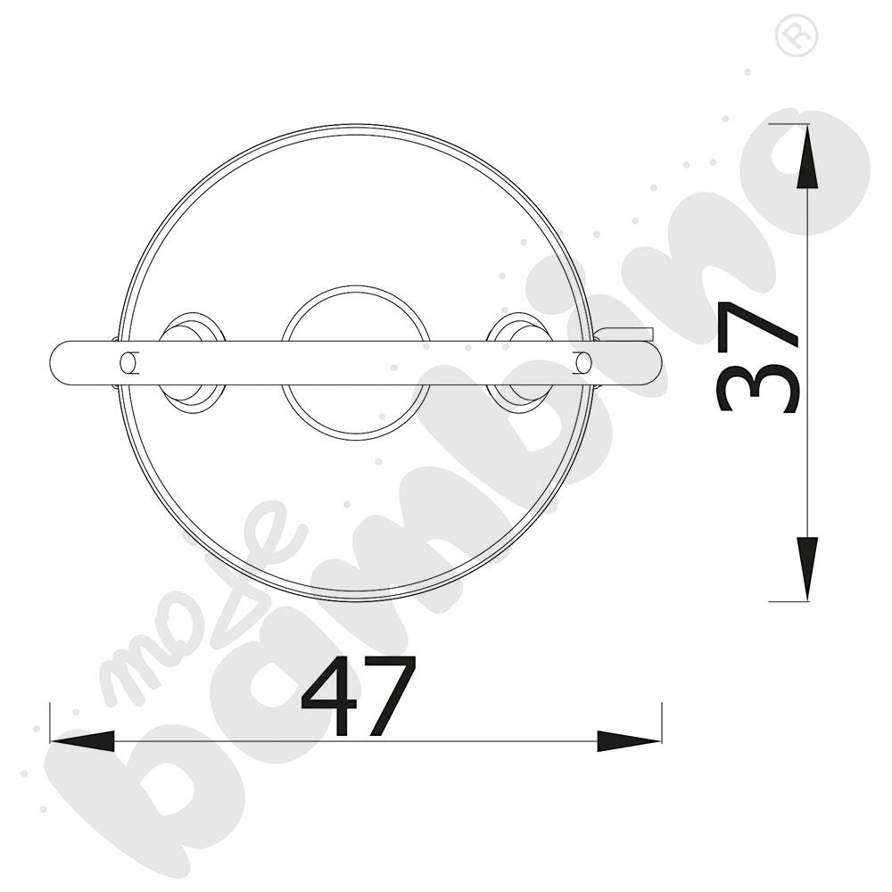 Kosz na śmieci z daszkiem
