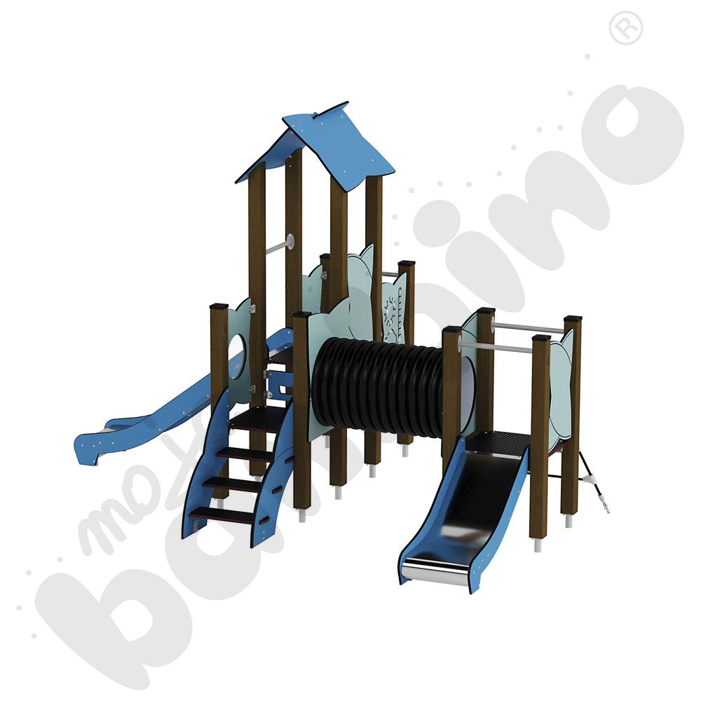 Zestaw Urbi 5, słupy drewniane B