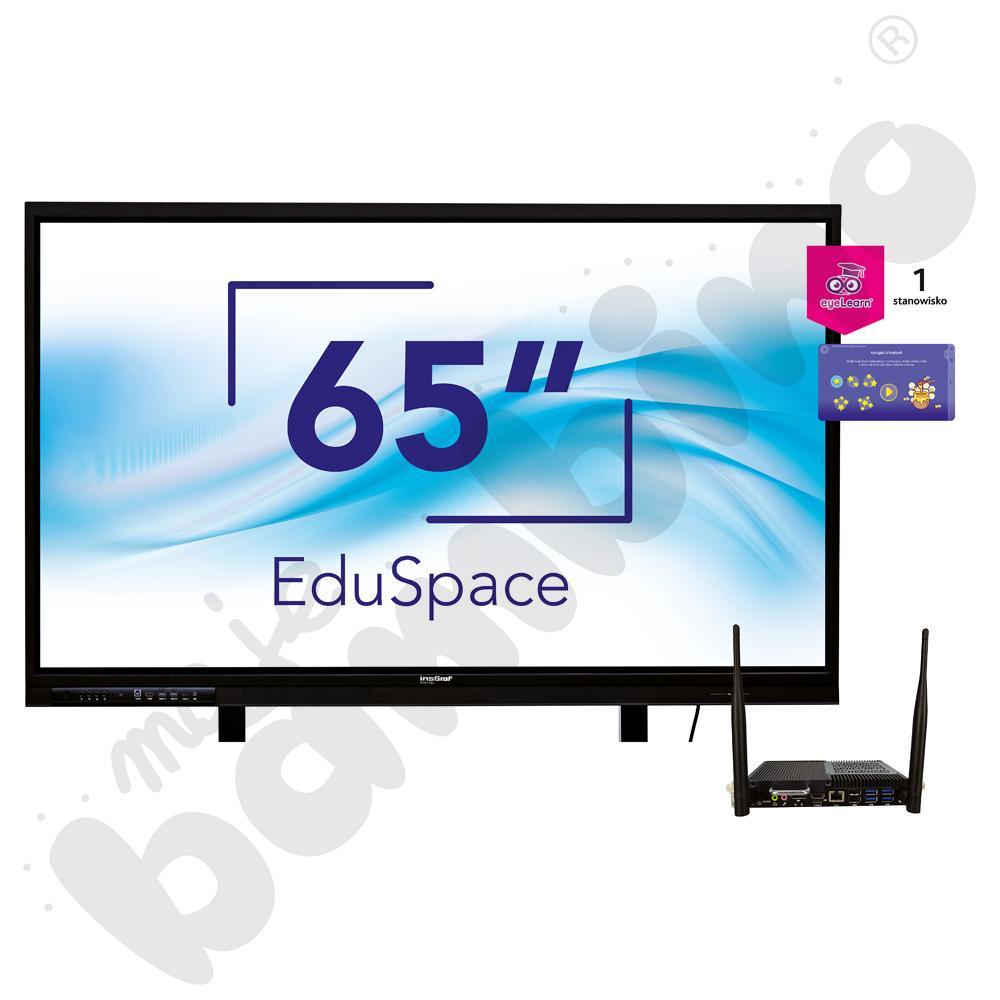 eyeLearn – zestaw z monitorem insGraf DIGITAL EduSpace 65