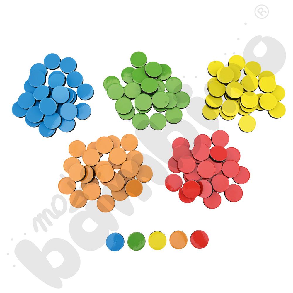 Magnetyczne kółeczka, 5 kol.