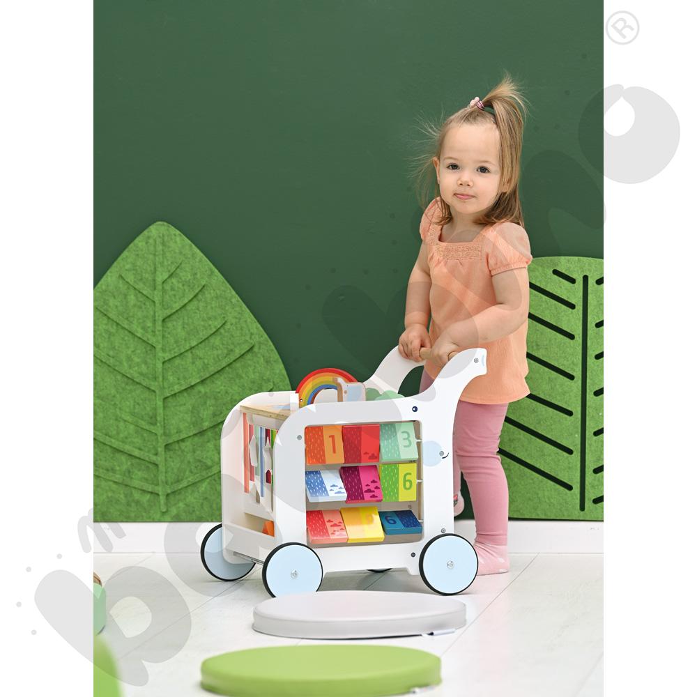 Drewniany chodzik edukacyjny