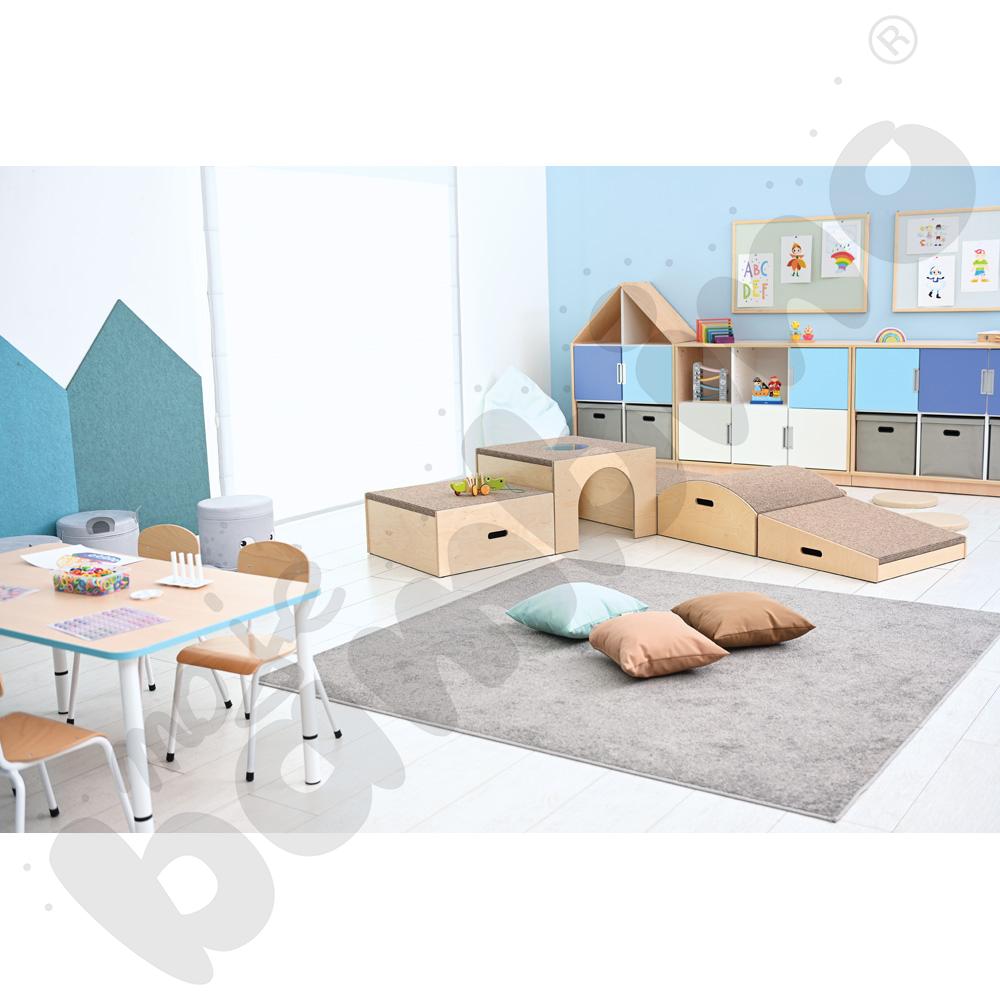 Dywan jednokolorowy - szary 2 x 2 m