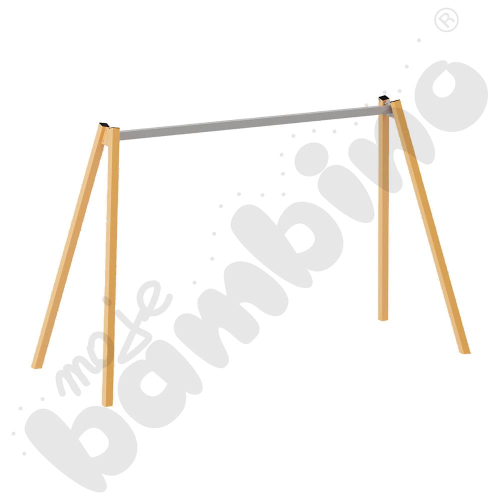 Huśtawka podwójna Urbi, słupy metalowe A/ bez zawiesi