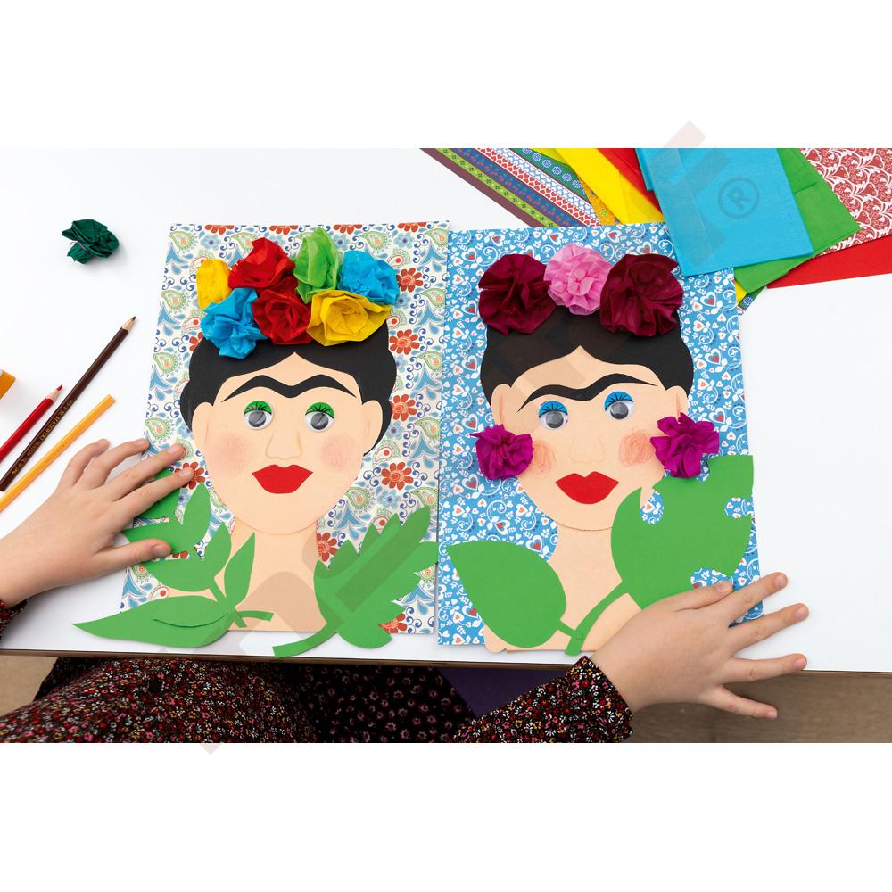 Krepový papier 50 x 70 cm červený odtieň