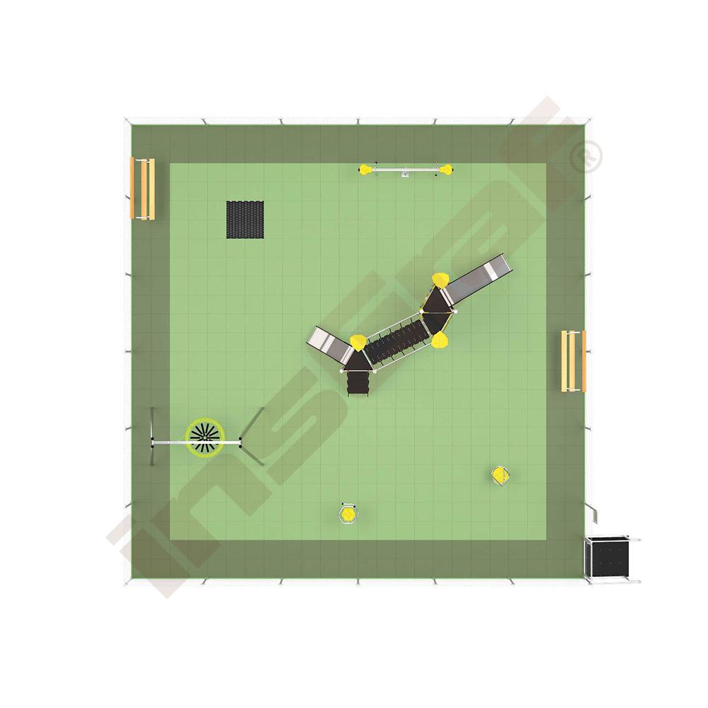 Modulové dětské hřiště 12 x 12