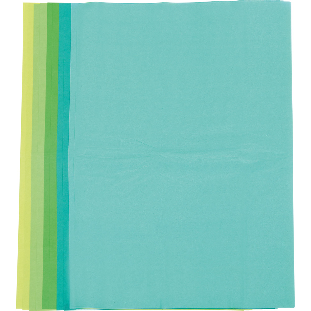 Krepový papier 50 x 70 cm zelený odtieň
