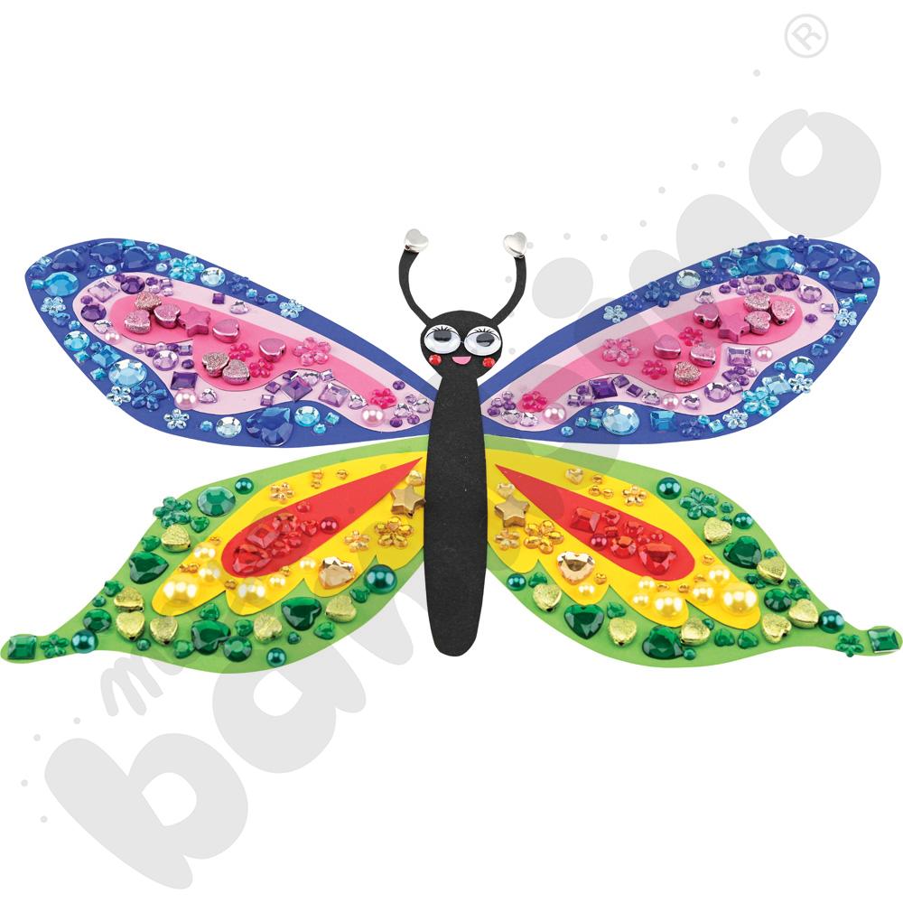 Zestaw kryształków deco - różne kształty