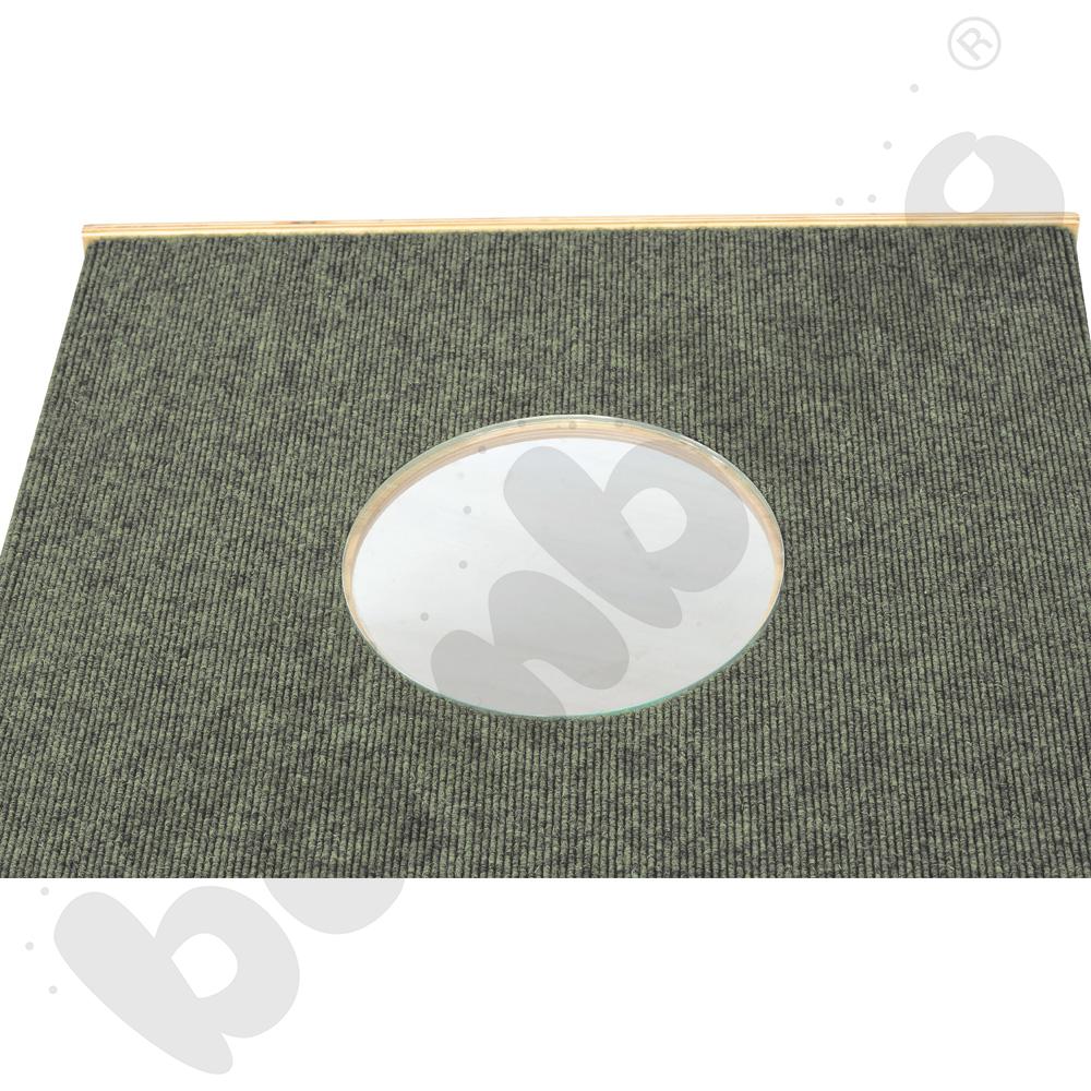 Podest ze szkłem, wys. 45 cm - jasnoszary