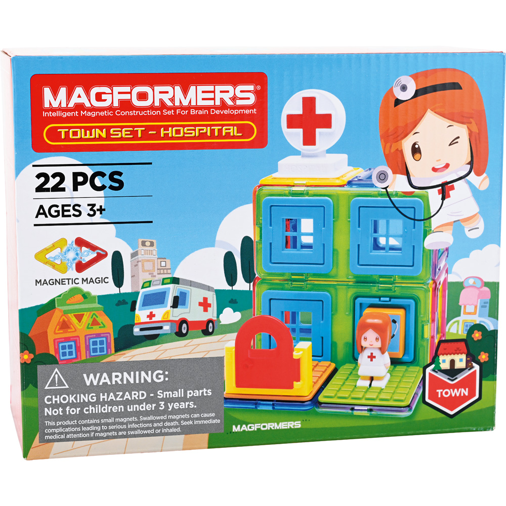 Magformers Town Set - nemocnica