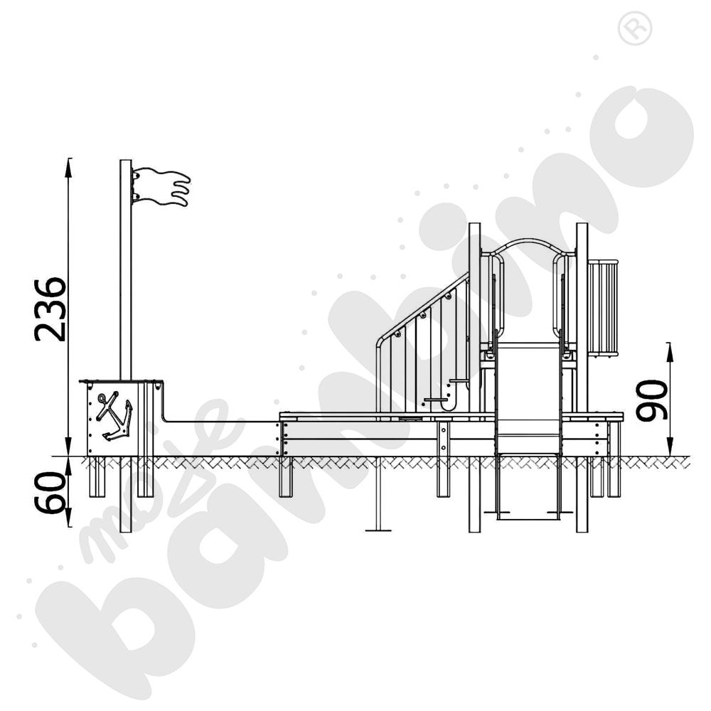 Statek Quadro Simple 12156, recykling