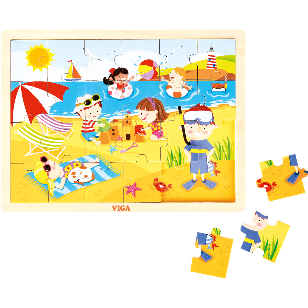 Puzzle ročné obdobia- leto