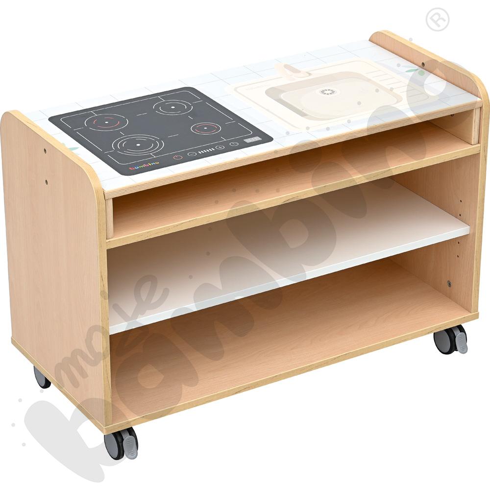 Mobilny kącik Quadro 254 - skrzynia klon jasny