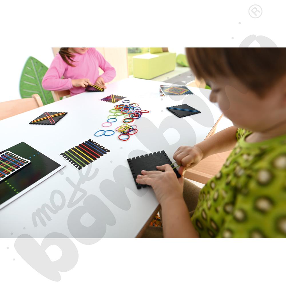 Magnetyczne tabliczki - ułóż wzór