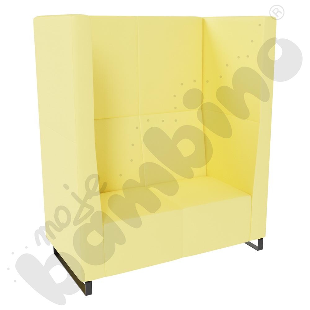 Sofa Universum 2-os. wys. 163 cm, 2 boki wysokie, tkanina MT10