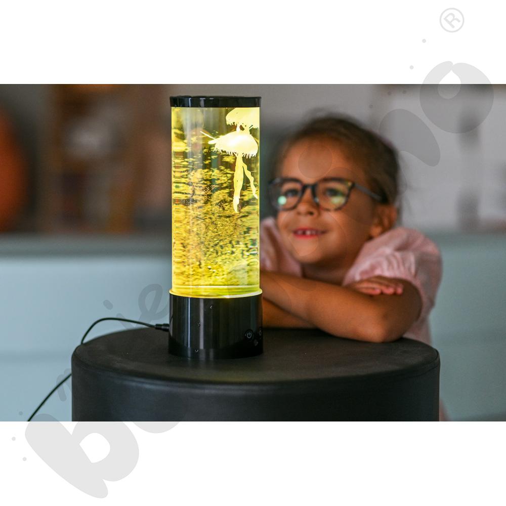 Lampa relaksacyjna z meduzami