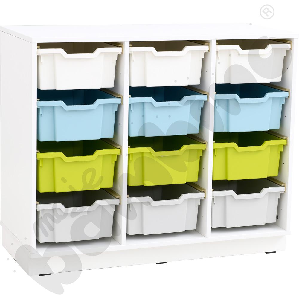 Quadro - zestaw 152, biała skrzynia