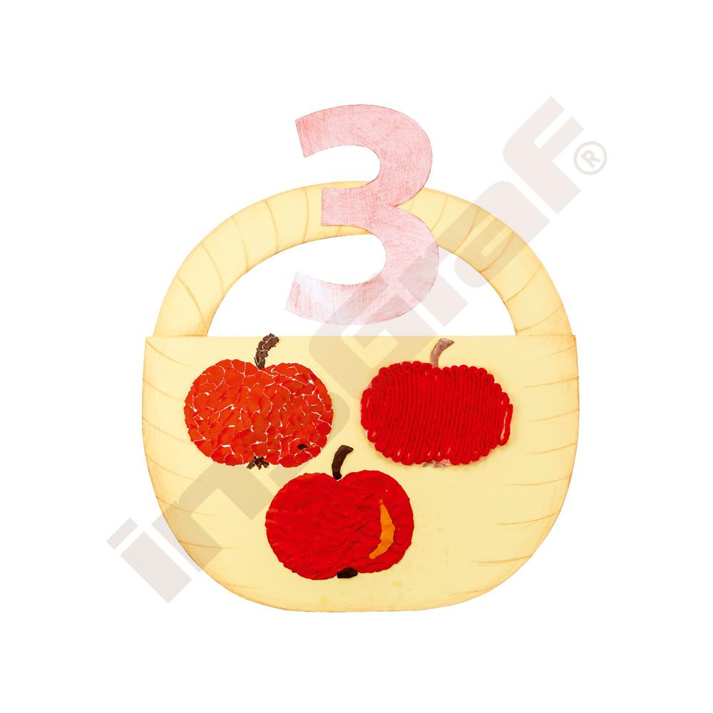 „3“ Košík s jablkami