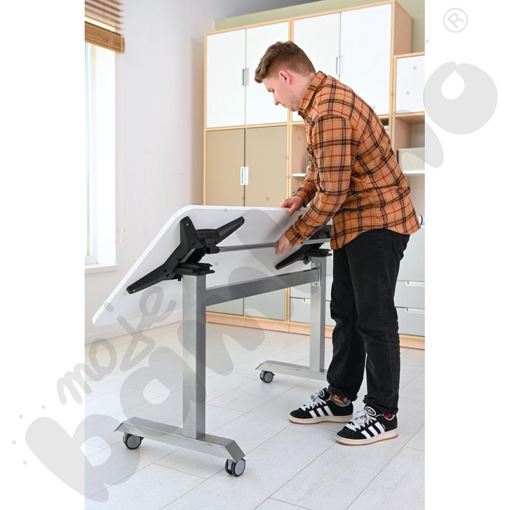 Stół mobilny składany Nest 150 x 60 cm - biały