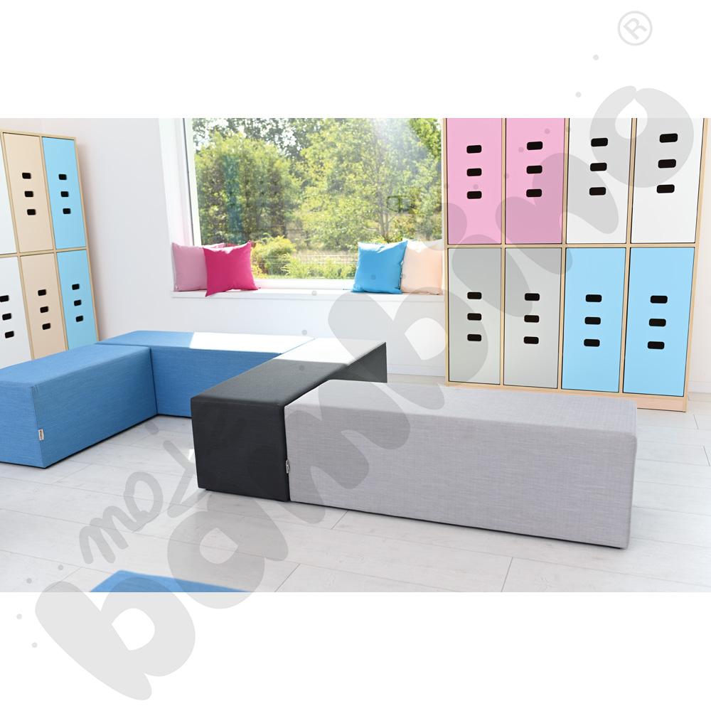 Pufa 3-osobowa Inflamea niebieska