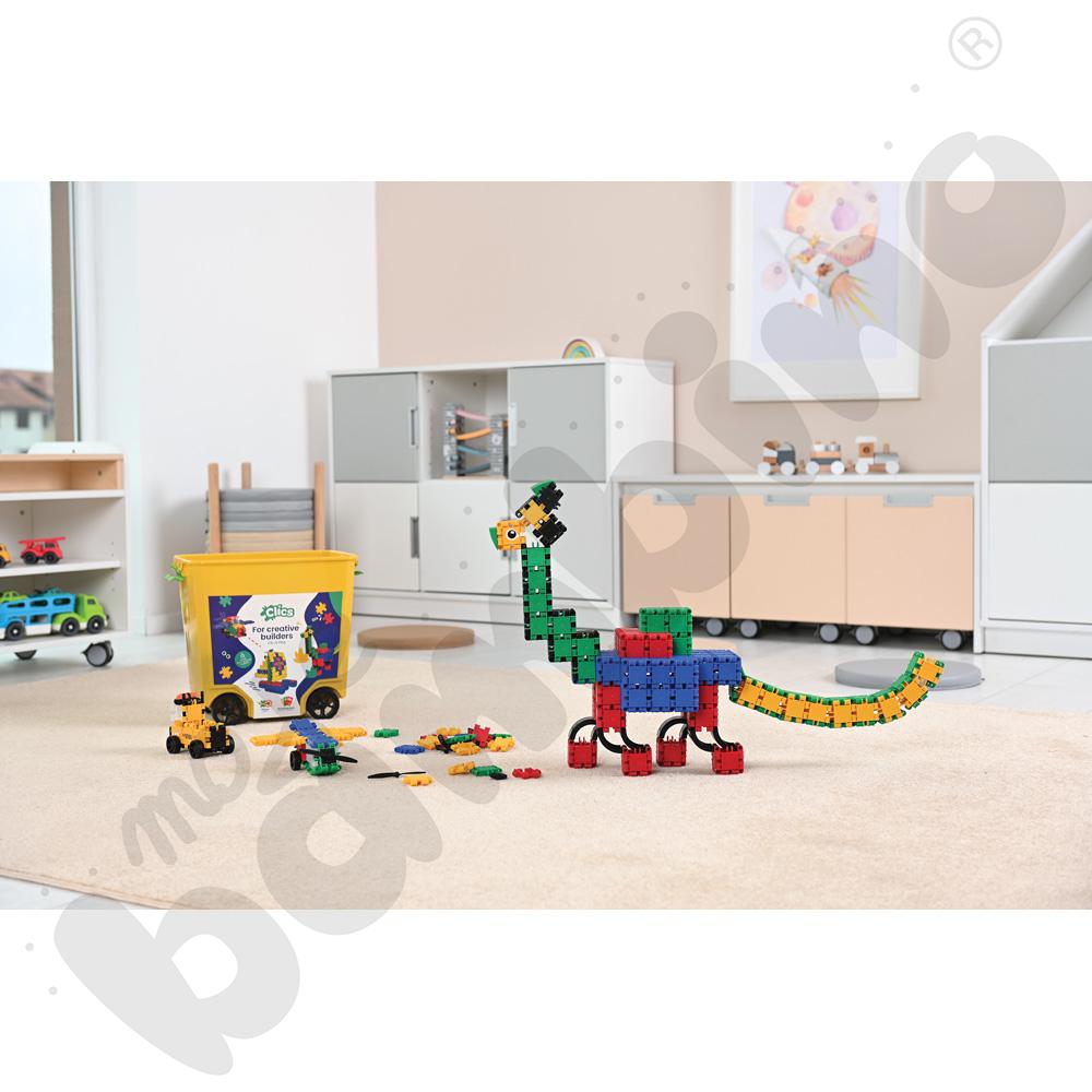 Klocki konstrukcyjne Clics Rollerbox 25w1