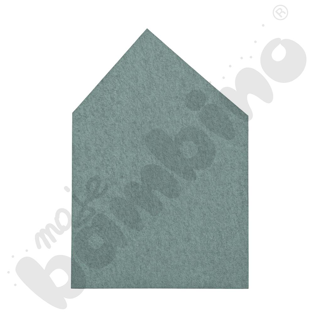 EKO dekor - domek średni - pastelowy turkusowy