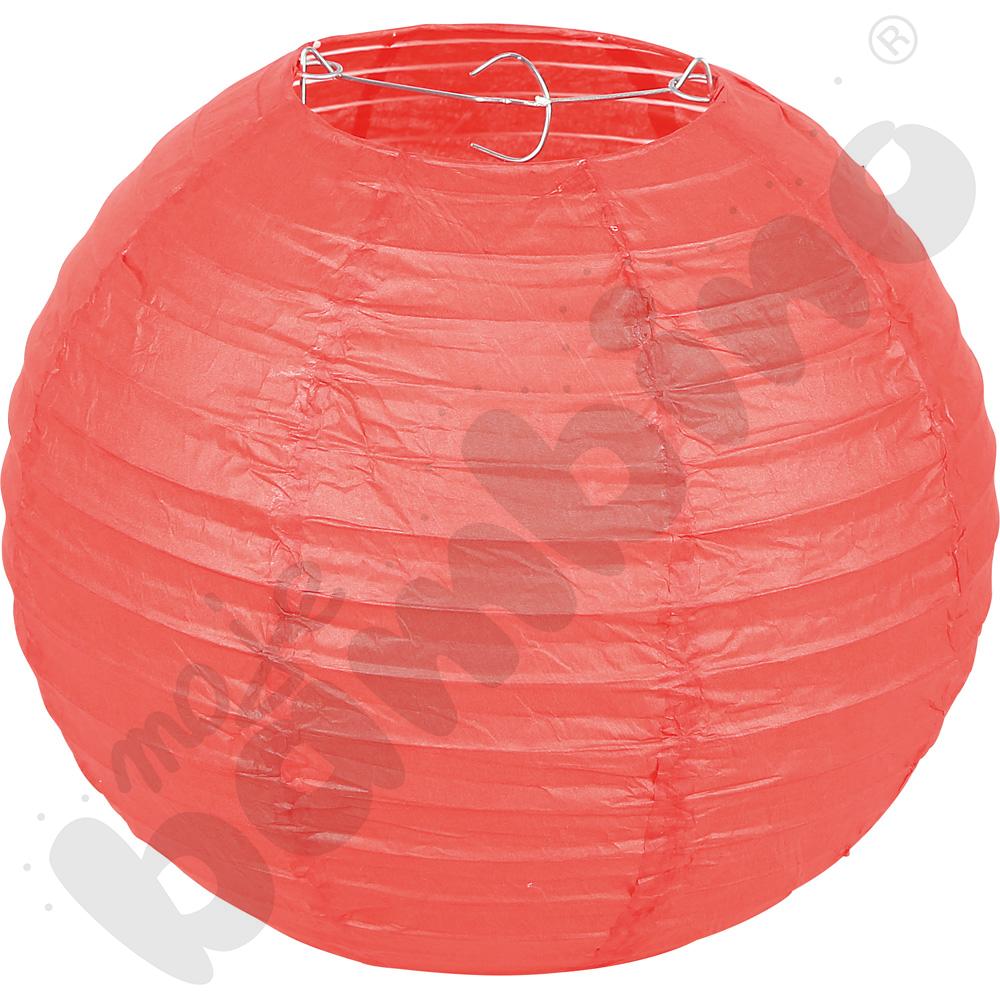 Papierowy lampion - czerwony