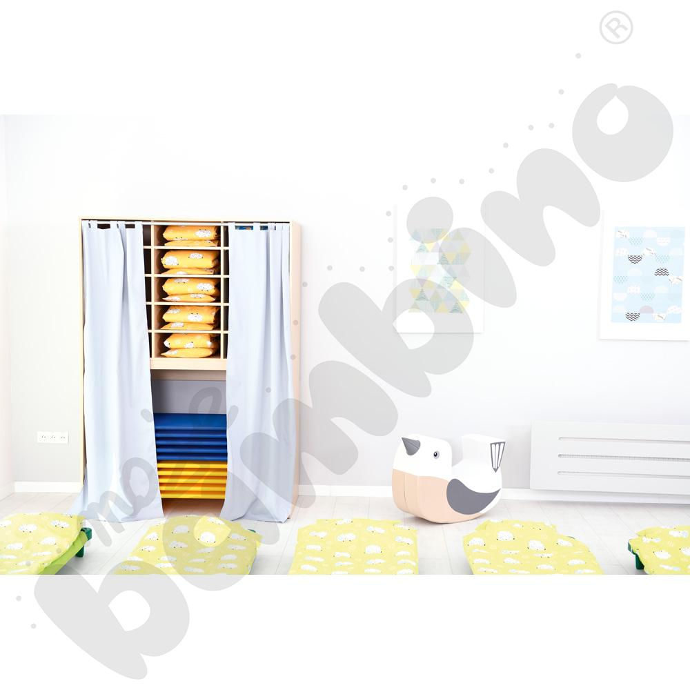 Łóżeczko przedszkolne zielone