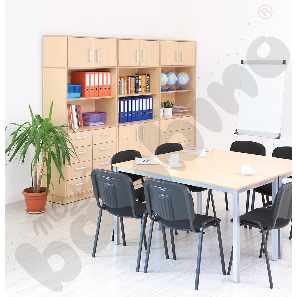 Szafka Flexi-TJ D z szufladami na cokole, klon