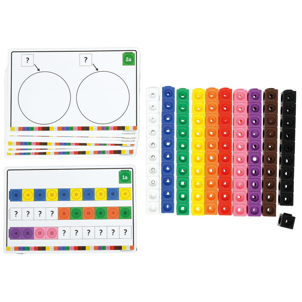 Matematické kocky s kartami