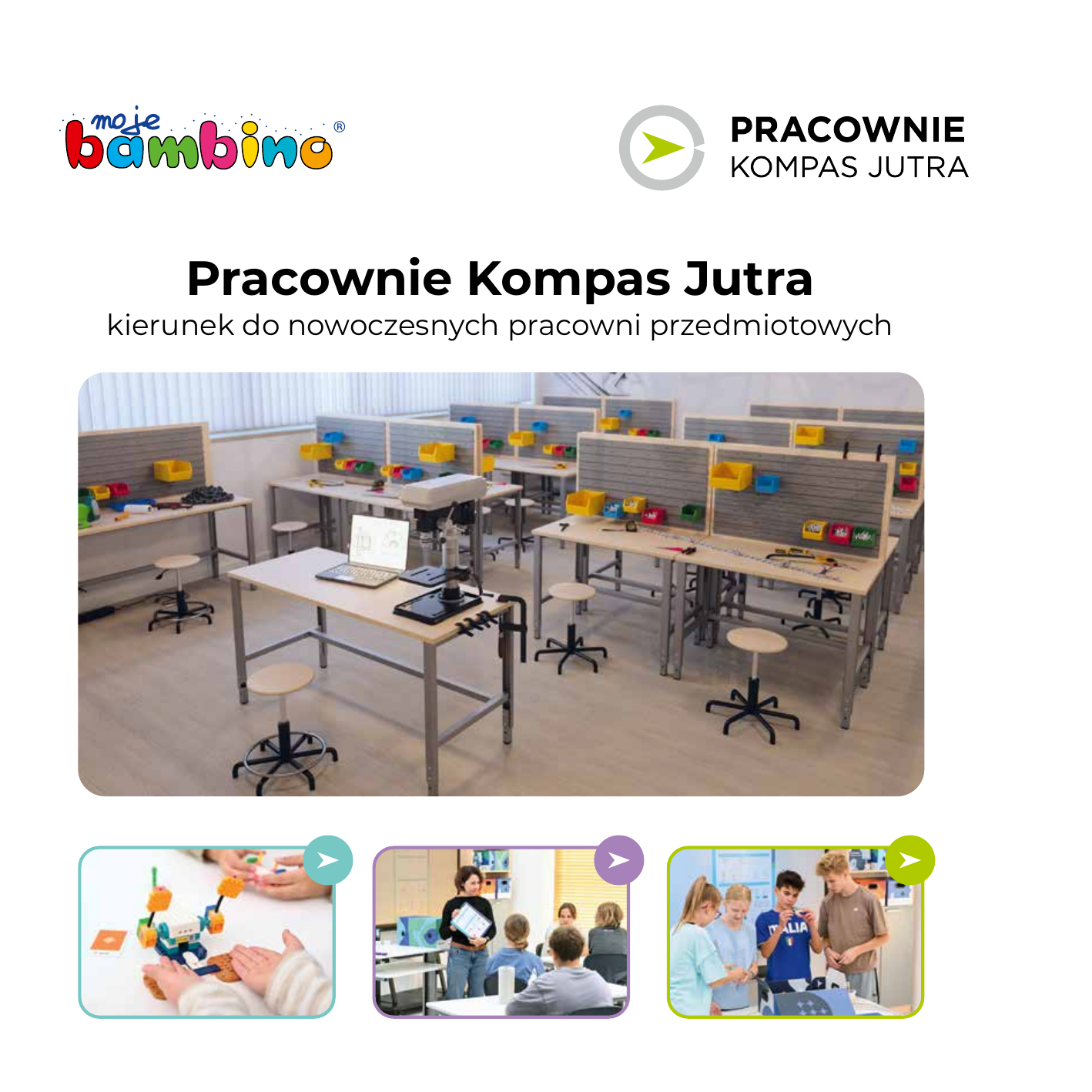 Pracownie Kompas Jutra kierunek do nowoczesnych pracowni przedmiotowych