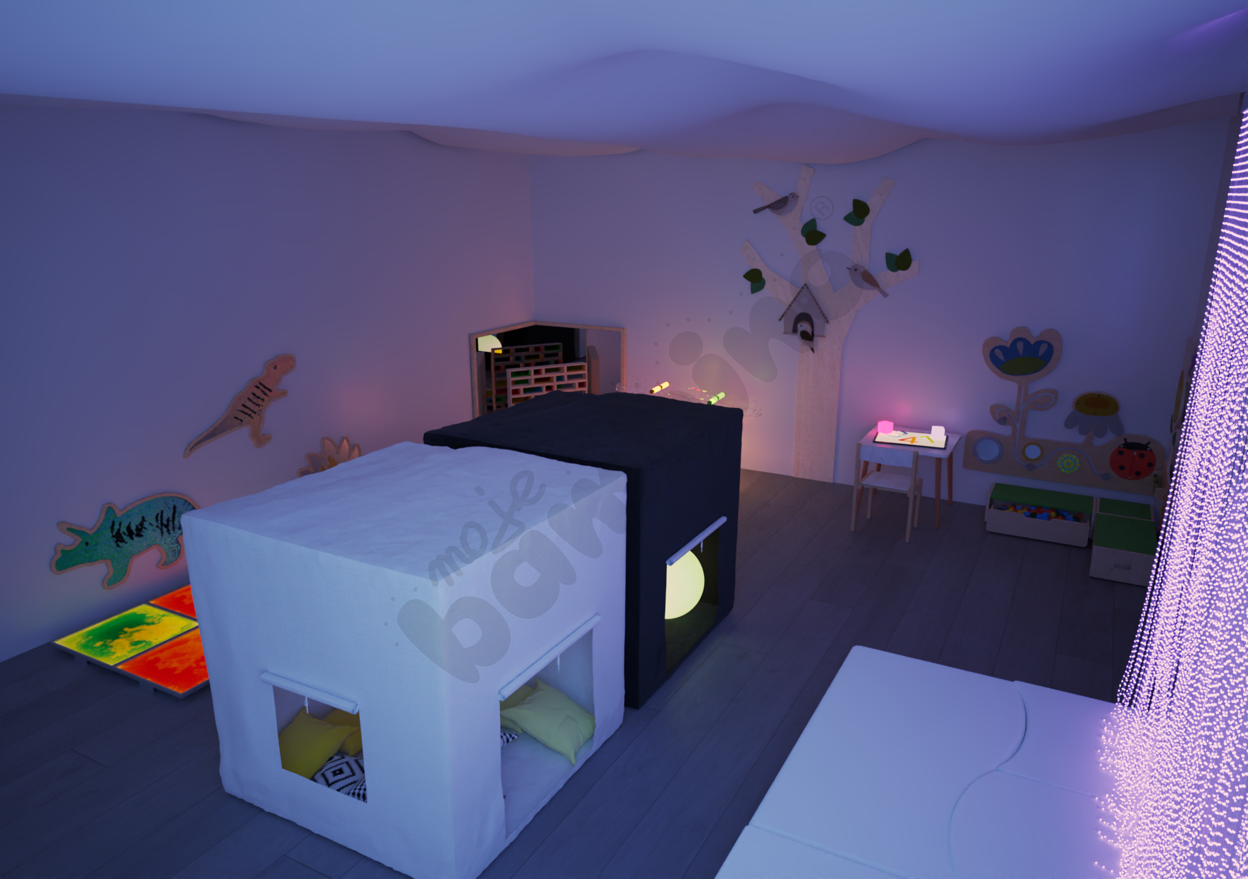 Sala doświadczania świata 3 Snoezelen