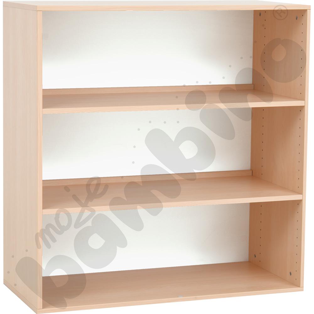 Nadstawka Grande L na regały na pojemniki, szer. 104 - klon jasny 