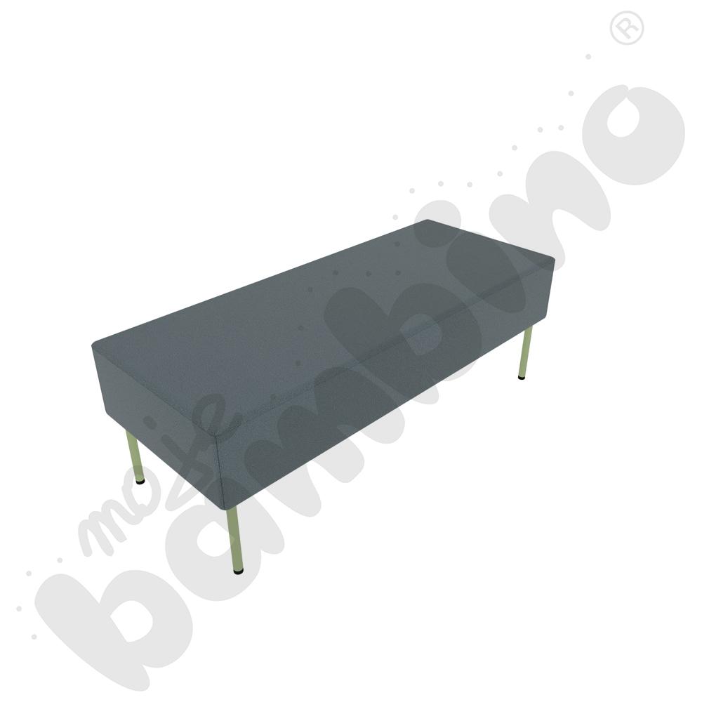 Pufa Versa 120x50 cm z filcowymi stopkami, stelaż oliwkowy, tkanina BD13