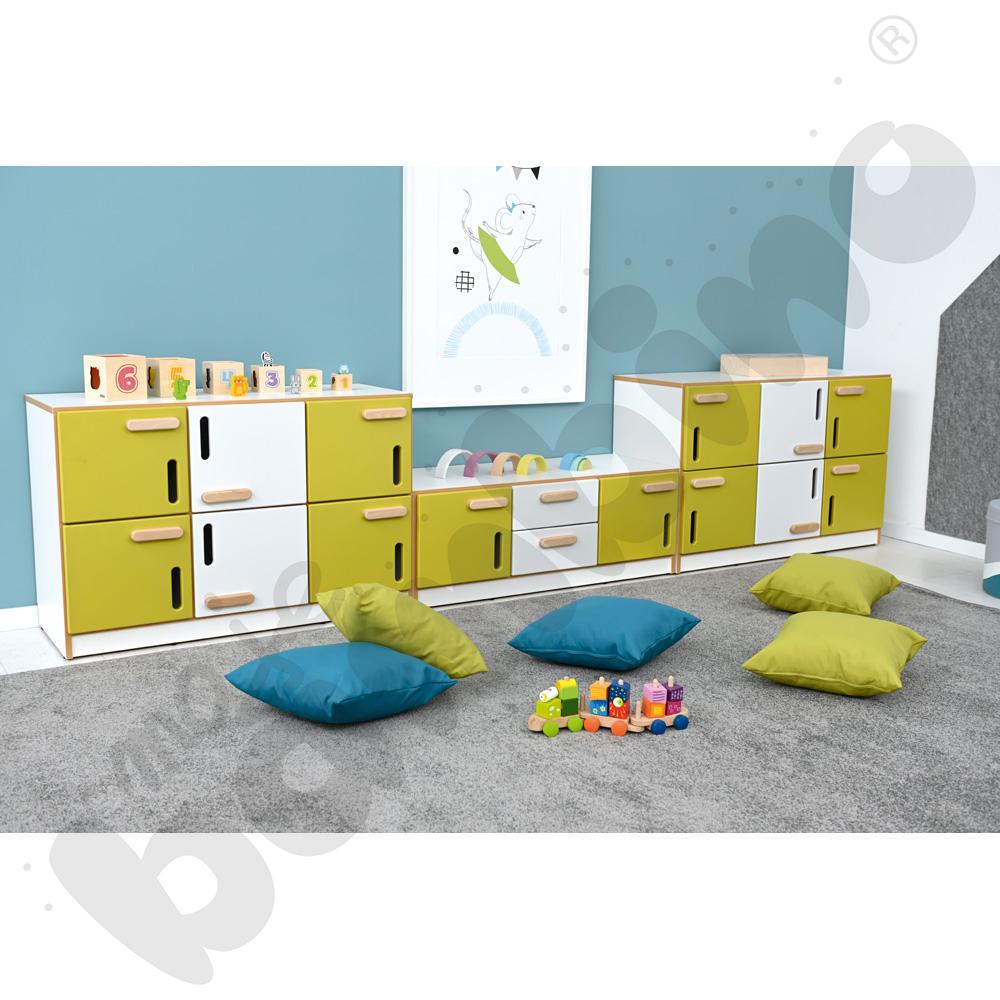 Niska szafka NEA z 6 przegrodami