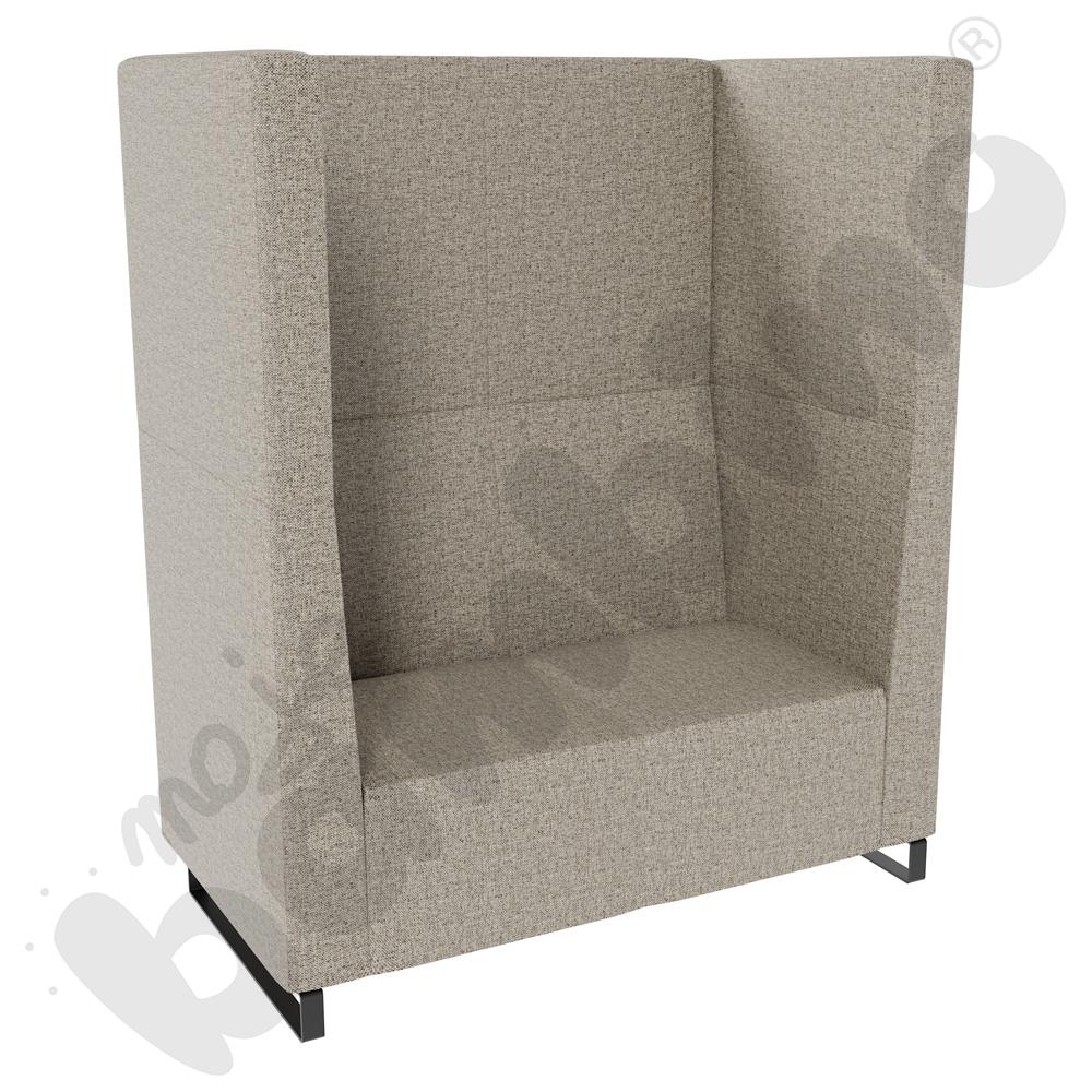 Sofa Universum 2-os. wys. 163 cm, 2 boki wysokie, tkanina RO37