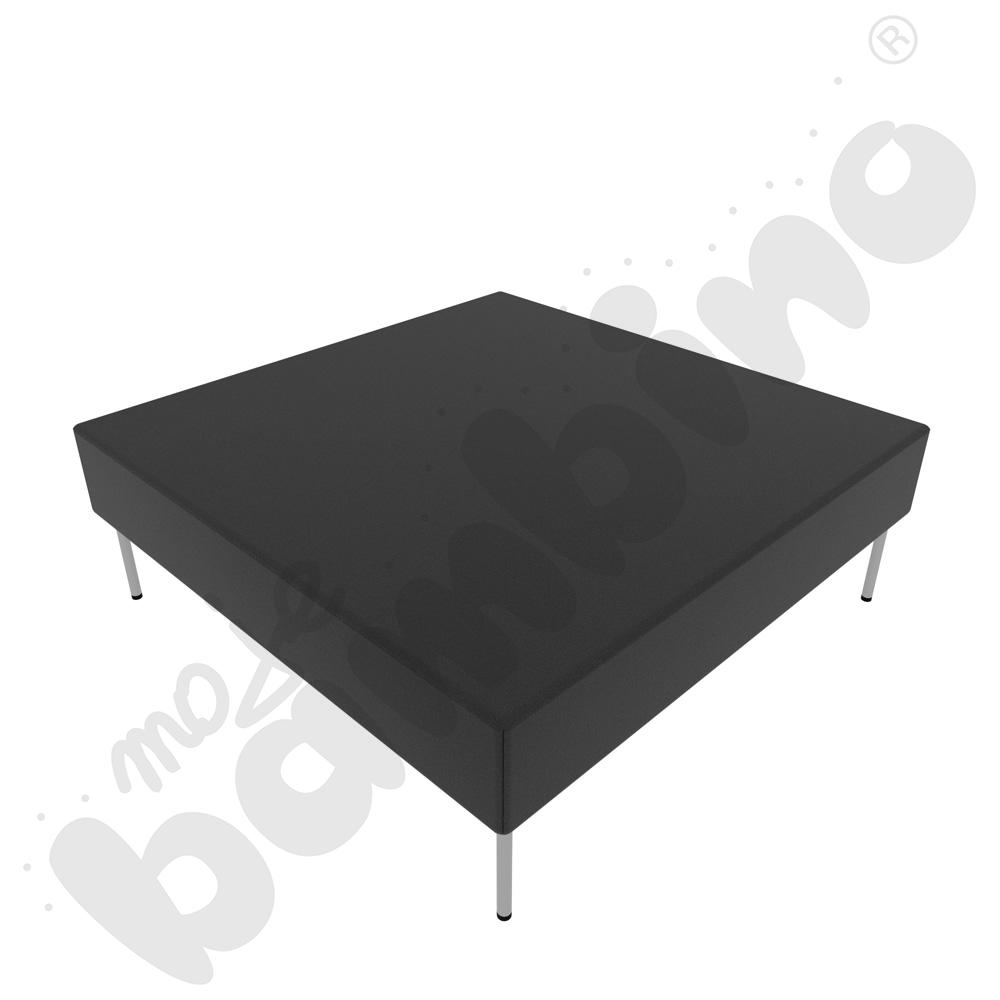 Pufa Versa 120x120 cm z plastikowymi stopkami, stelaż jasnoszary, tkanina BD14