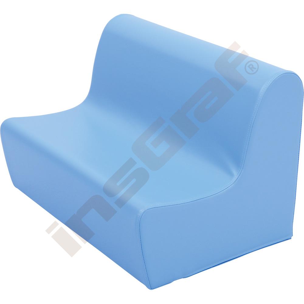 Klassik Sitzbank, SH 20 cm, hellblau